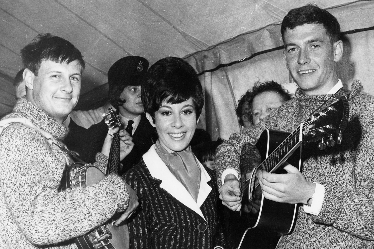 With Helen Shapiro